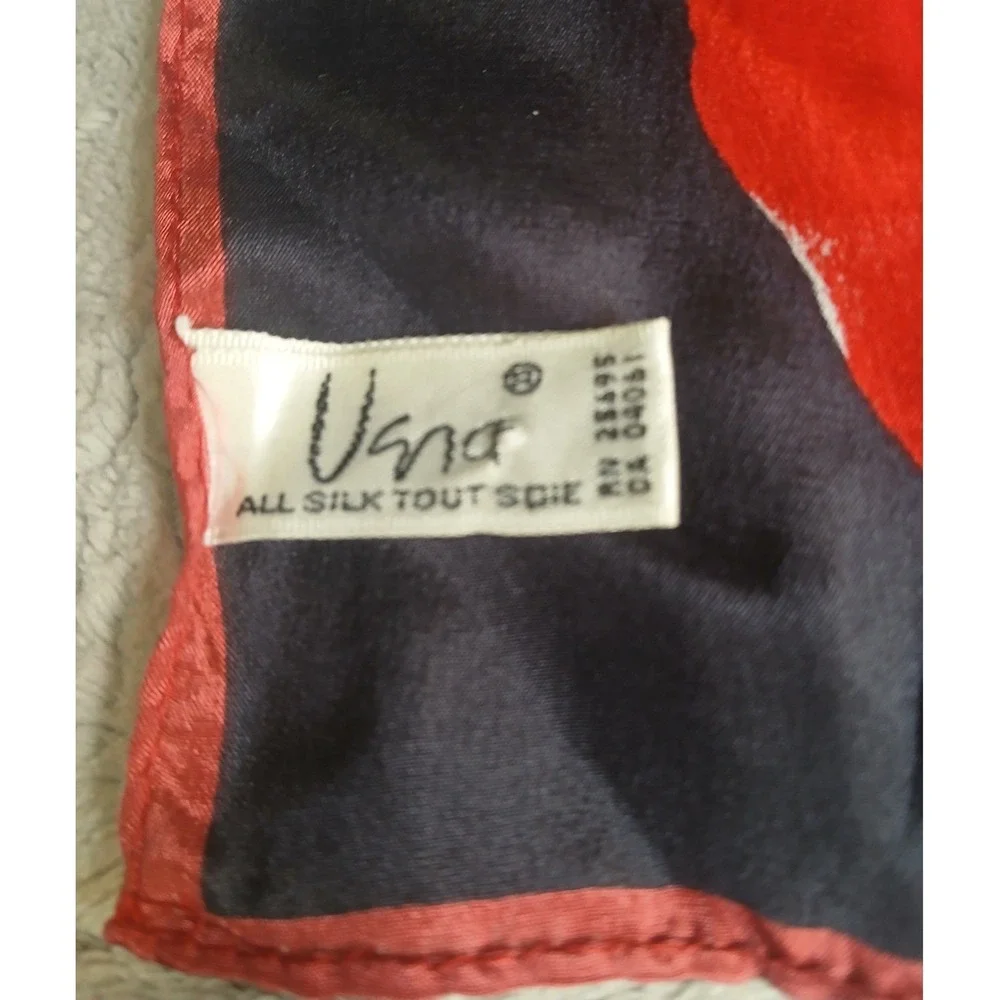 Vera Neumann Vintage Silk‎ Scarf Black Cornucopia Fruit Harvest Made in Japan